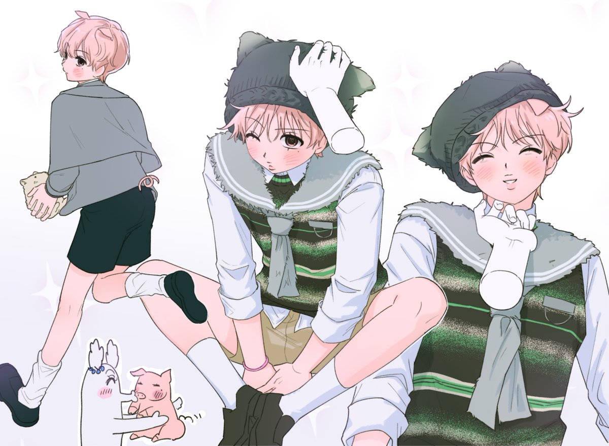 기니피긔래서 입양햇는데 웬 되지가 왓어요 ㄷㄷ