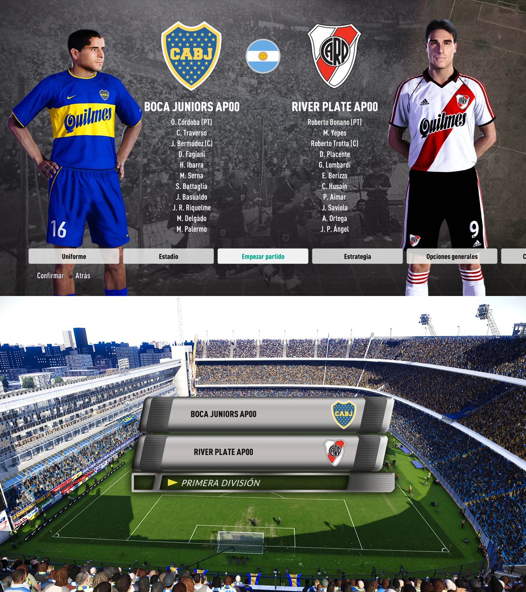 PESCLASICO's tweet image. Boca Juniors vs. River Plate.
🗓 Torneo Apertura 2000
👉 instagram.com/p/DQt9dMnjUEF/…