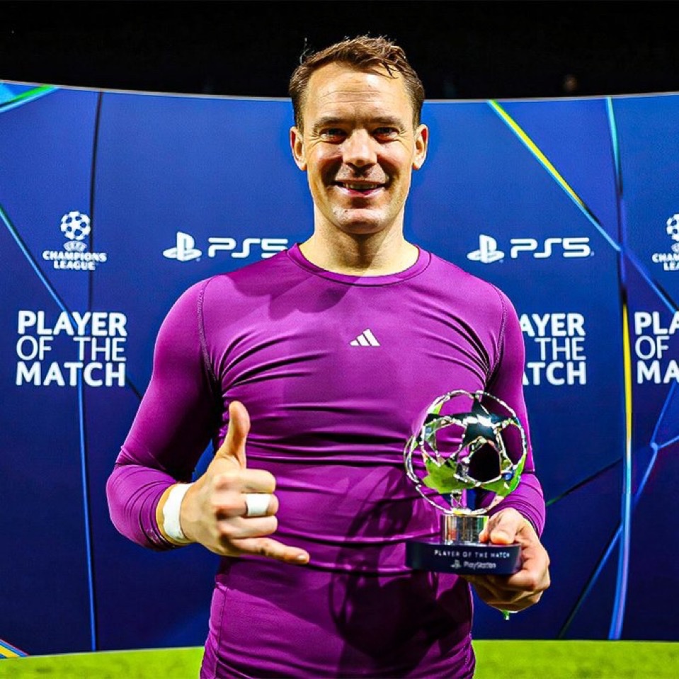 LOCKER ROOM 9JA's player of the week for UCL match day 4 is no other than MANUEL NEUER !!

Honorable mentions: Victor Osimhen, Carlos Forbs, Phil Foden and Conor Bradley.

Who do you have as your player of the week?
#UCL