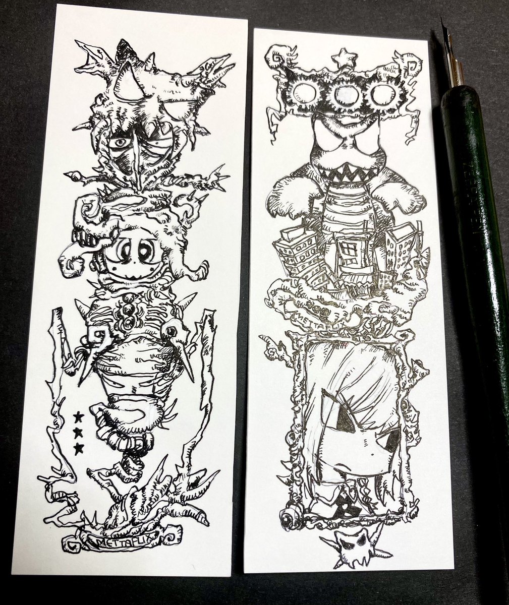 しおり原画…。