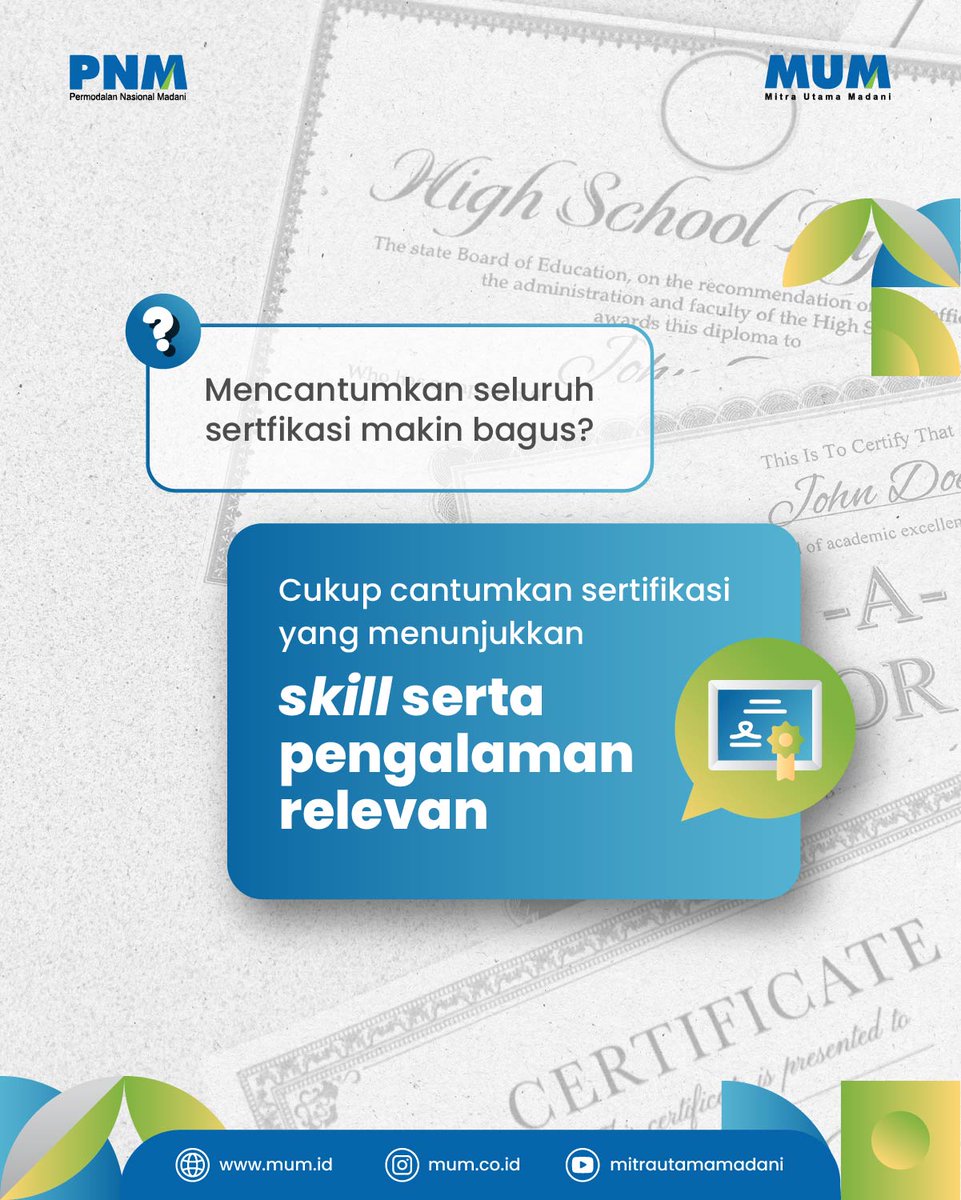 mum_id's tweet image. #TipsKarirMU #TIPSCV