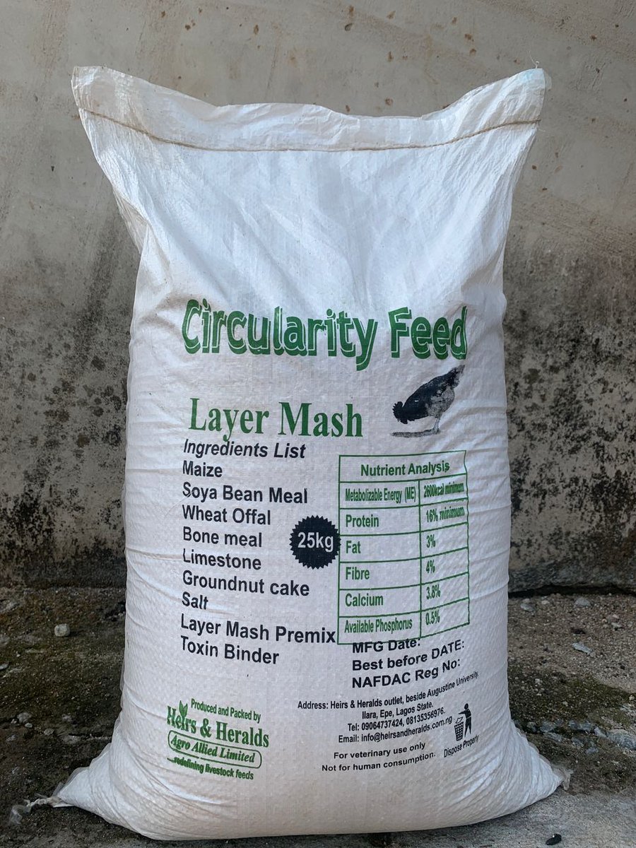 AgrikAce's tweet image. 🚨 Premium Livestock Feeds Now at AgrikAce!
Boost growth &amp;amp; egg production with our quality Circularity Feeds 💪🐓🐖

✅ Broiler Starter &amp;amp; Finisher
✅ Grower Mash
✅ Layer Mash
✅ Pig Feed

📞 +2348075635033 | 
📧 agrikace@gmail.com
#AgrikAce #PoultryFeed #Farmers #Agriculture