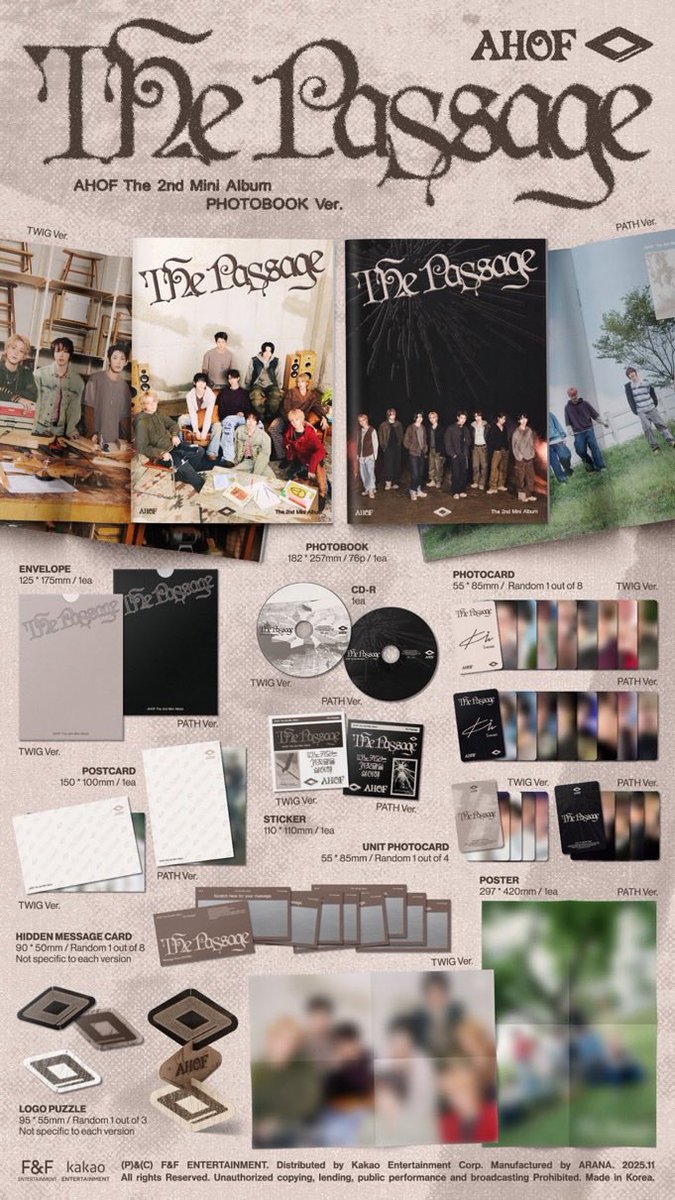 🌻 #hyucksole_lapag | wts lfb

AHOF THE PASSAGE SEALED DISCOUNTED PHOTOBOOK

— 200 PHP RANDOM | 380 PHP SET

• all-in, neta
• sealed album only, no pob
DOP: 50PHP DP TIL NOV 15; REMBAL TIL NOV 30

📌MINE/DM TO ORDER