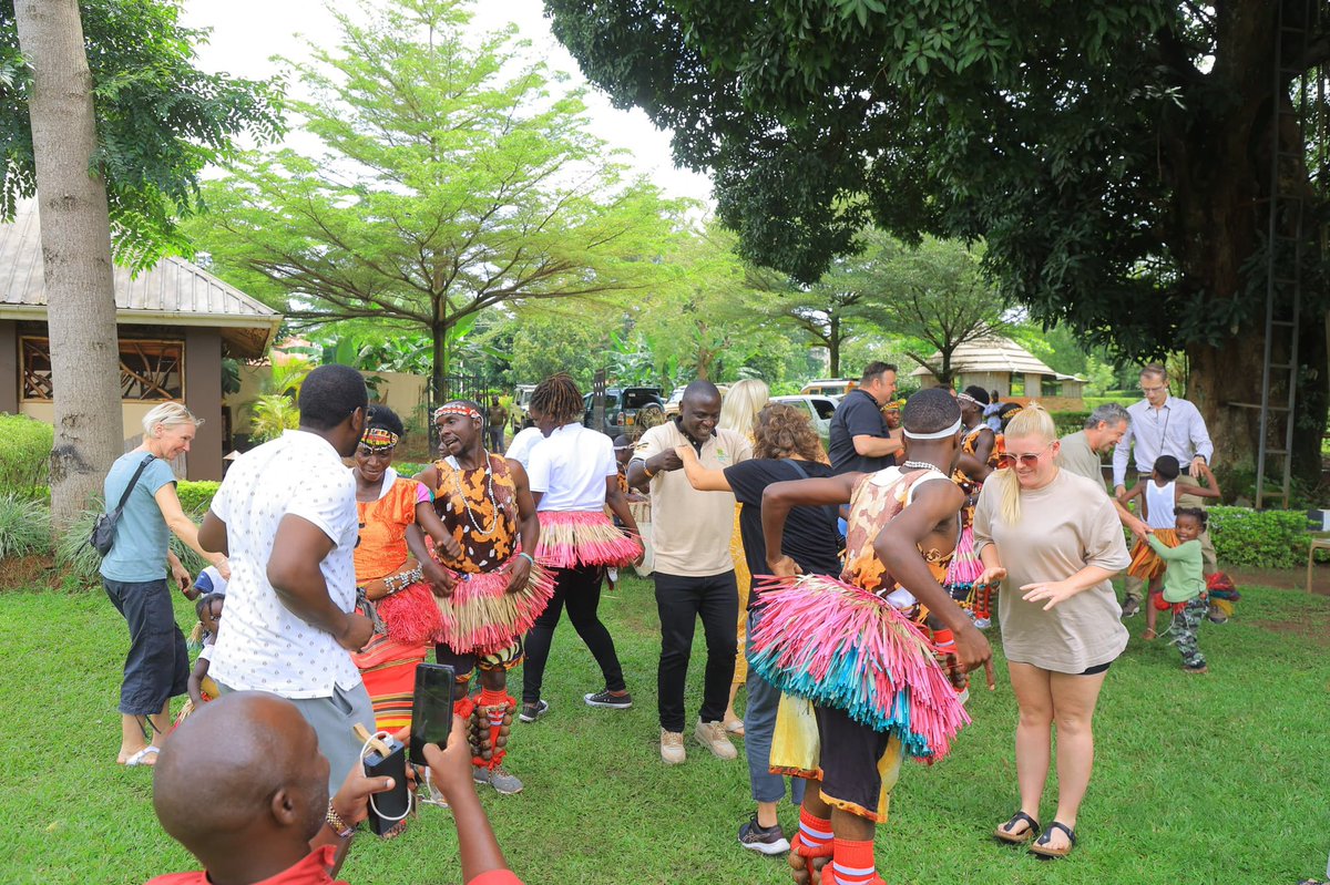 TourismBoardUg's tweet photo. Yesterday, the German travel trade partners visited Hoima City Stadium, one of Uganda’s newest sports and tourism infrastructure projects in the oil-rich Albertine region. 

The visit showcased how Hoima is emerging as a key hub for sports tourism, hospitality, and regional development, strengthening Uganda’s positioning as a diverse destination that offers more than wildlife.

#ExploreUganda |  #SportsTourism #DiscoverHoima