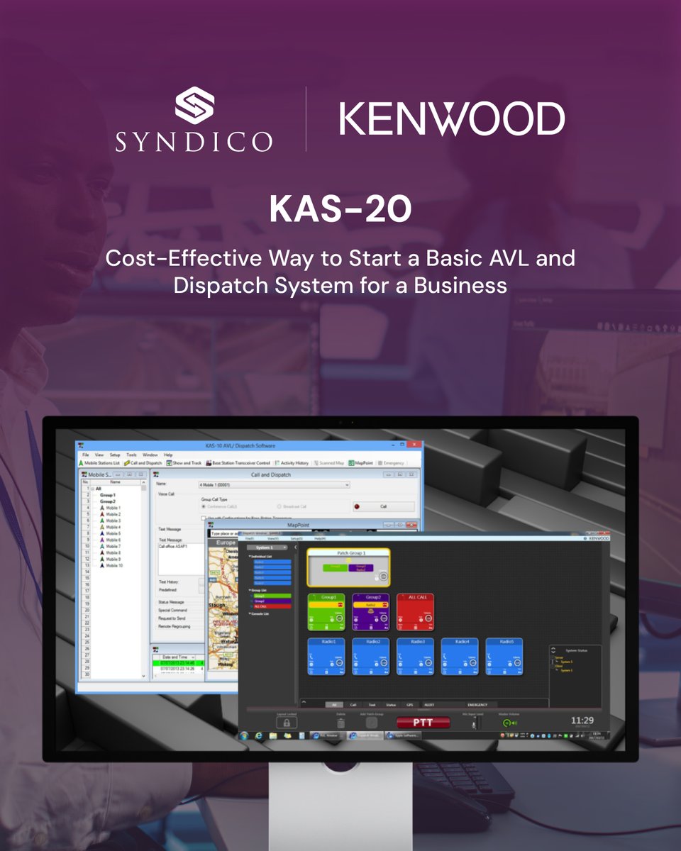 syndiconet's tweet image. The KENWOOD KAS-20 is a powerful and scalable dispatch system designed to streamline fleet management and enhance operational efficiency. 

Discover how KENWOOD’s KAS-20 can elevate your fleet operations 👉 hubs.la/Q03Qny3P0

#KENWOOD #KAS20 #DispatchSoftware