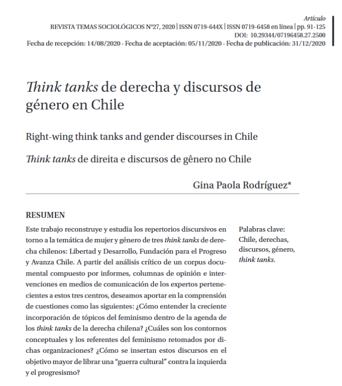 Revista Temas Sociológicos tweet media