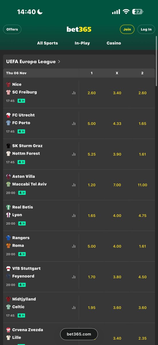 ⚽️ MAX BET

I am EXTREMELY confident

My bot will send to everyone who 𝗟𝗜𝗞𝗘𝗦 ,RT+ 𝗖𝗢𝗠𝗠𝗘𝗡𝗧𝗦
(must be following <a href="/DailyBettingPot/">DailyBetting</a>)