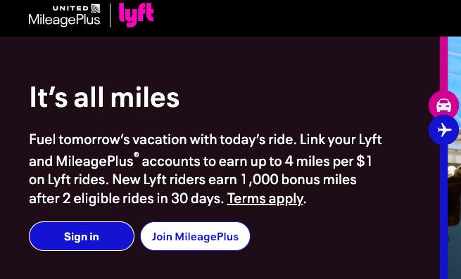 USCCStrategy's tweet image. #Lyft Partners With #United, Earn Miles On Rides (1:$1 – 4:$1) 
promo.united.com/offers/lyft