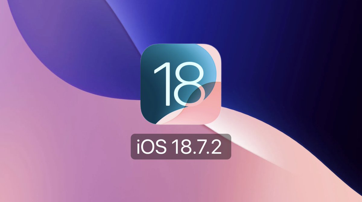 iOSHacker1's tweet image. iOS 18.7.2 and iPadOS 18.7.2 Released for Those Not Ready for iOS 26 Yet ioshacker.com/news/ios-18-7-…