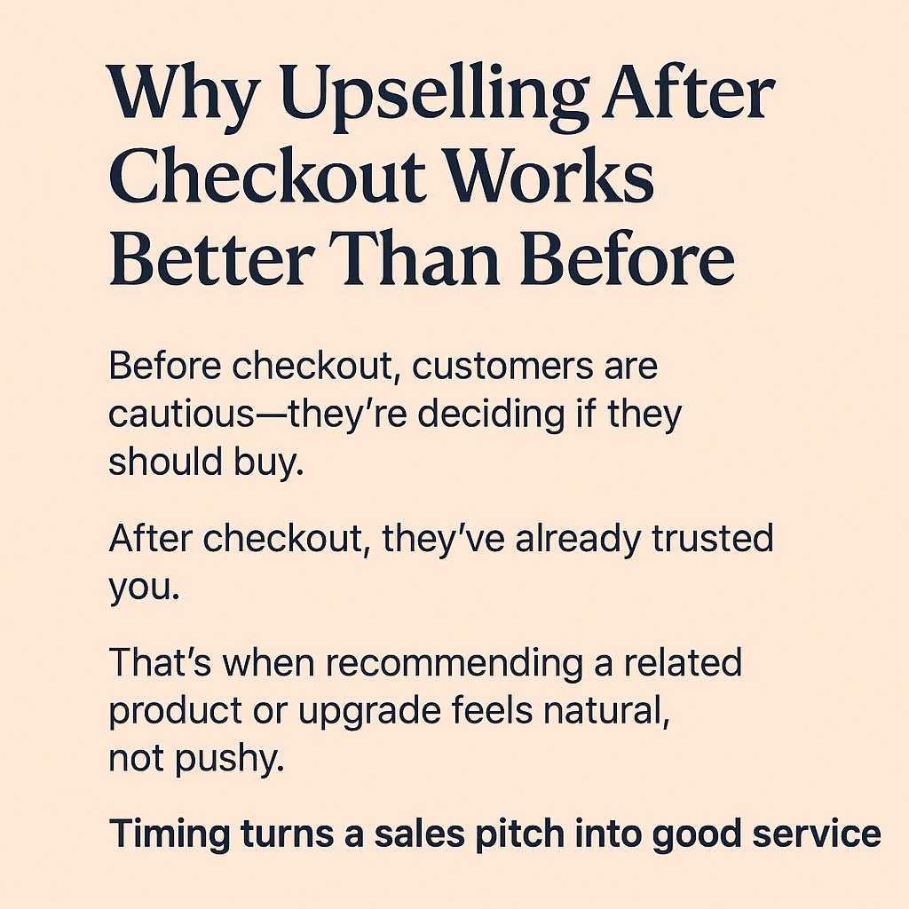 uperbit's tweet photo. Upsell after you’ve earned their trust, not while they’re still deciding.
Smart timing builds better relationships and more revenue.

#EcommerceTips #SalesStrategy #CustomerExperience #ConversionOptimization #BusinessGrowth #OnlineStore #MarketingTips #SmallBusiness https://t.co/x8eklYDSgx