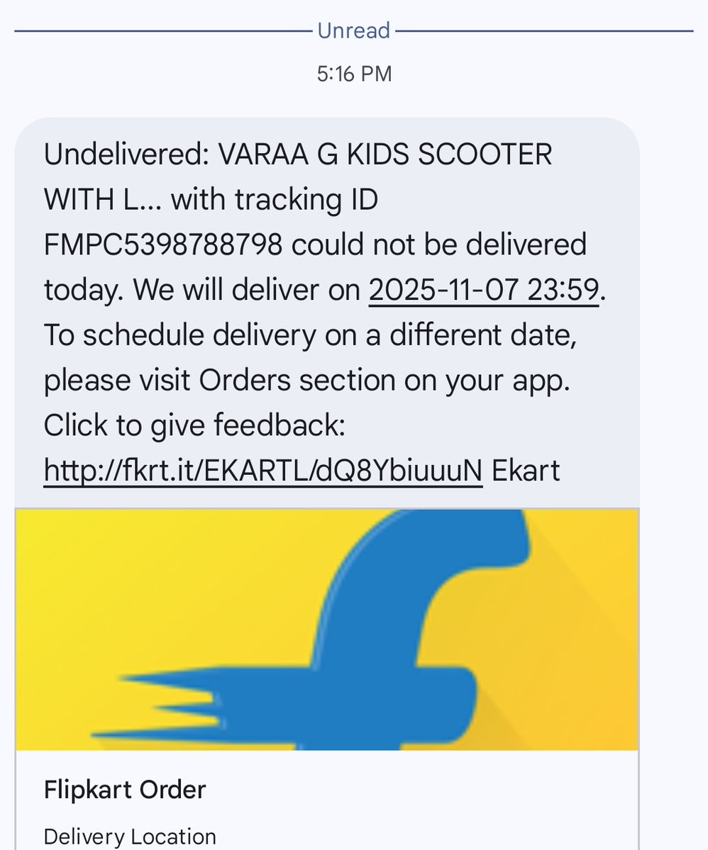 कितनी घटिया सेवा है <a href="/Flipkart/">Flipkart</a> की यदि आज आइटम नही मिला तो सदा के लिए <a href="/Flipkart/">Flipkart</a>  बंद <a href="/flipkartsupport/">FlipkartSupport</a>