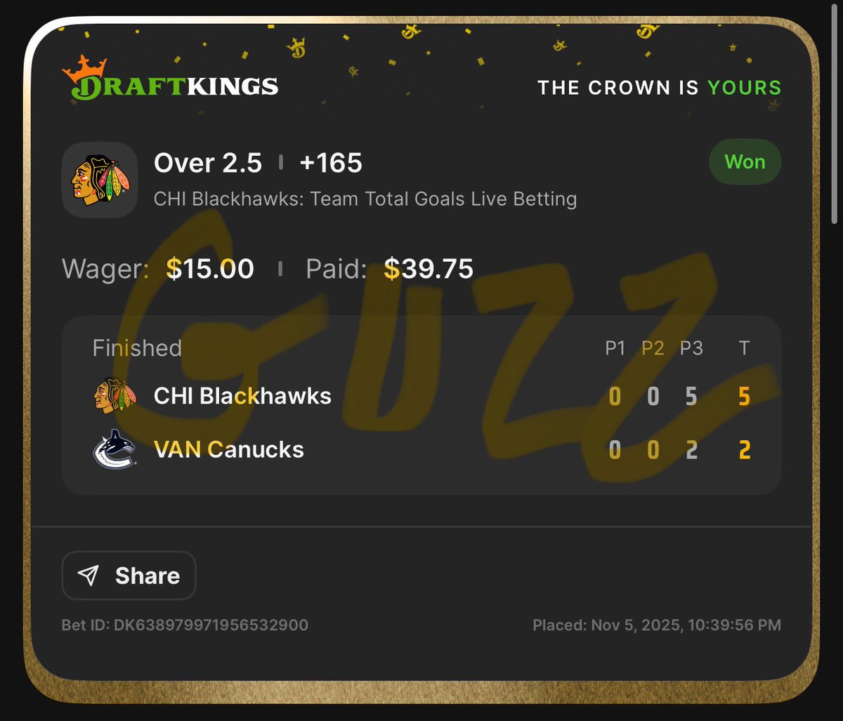 GuzzSweat's tweet photo. @DavidCBets said Hawks, we said say less.
Now we’re GUZZIN’ profits. 🍻🧊 #RideWithDavidC #GuzzAndSweat @ItsJussZ https://t.co/T7AoTAhegP