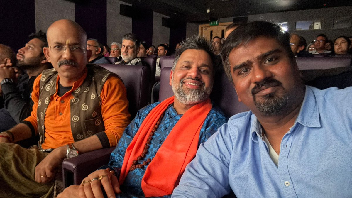 abhiyogishow's tweet image. Ajey movie screening in London was super success for our Dear CM Yogi ji @myogiadityanath ji. So well written by @shantanug_ ji, highlights his full life like never seen 👏
Singing Ram Ji Bhajan here was special 🕉️ @guptahirdesh  @swamisandeepani @BiharKaLall @BJP4UP @OFBJPUK4UP