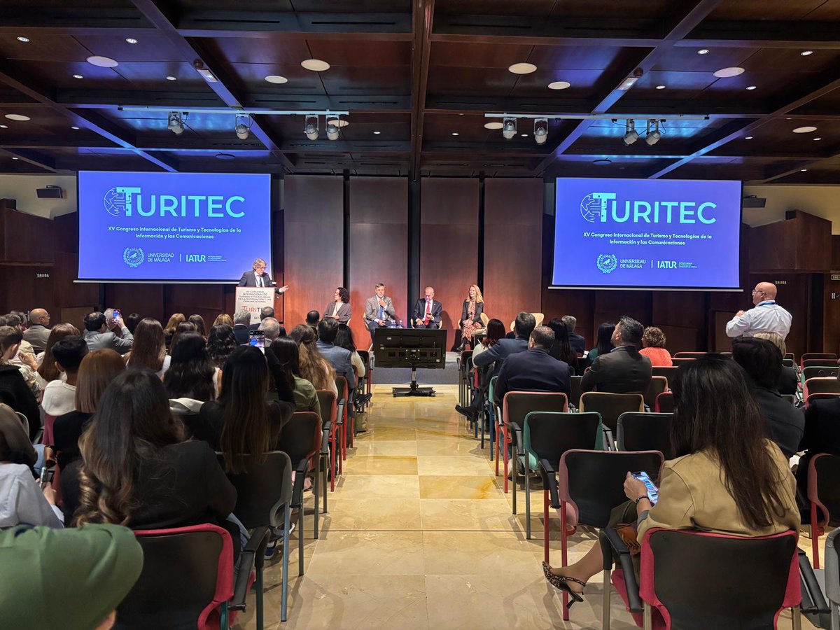 📍 Hoy se celebra en FYCMA <a href="/turi_tec/">Turitec</a> , con foco en TICs y turismo. Un espacio de referencia para la innovación en el sector organizado por <a href="/InfoUMA/">Universidad de Málaga</a>. 
 
#TURITEC2025 #FYCMA #Turismo #Tecnología #Innovación
