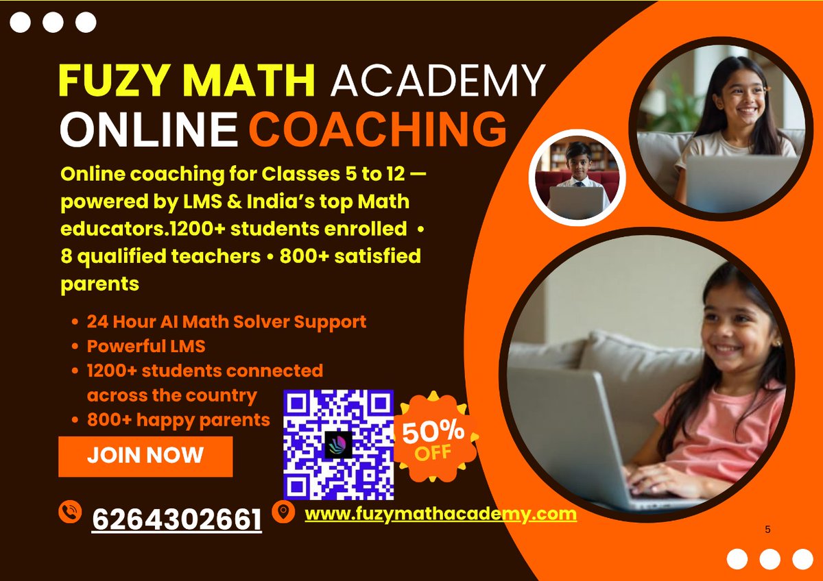 fuzymath's tweet image. Watching students ride the #holisticgrowth wave is our favorite part!
Video-first lessons + 24/7 AI doubt solver = math confidence for Classes 5–12.
 fuzymathacademy.com | ln.run/wpXBQ | ln.run/YPPpg | ln.run/JQx1L
#OnlineMath #MathCoaching