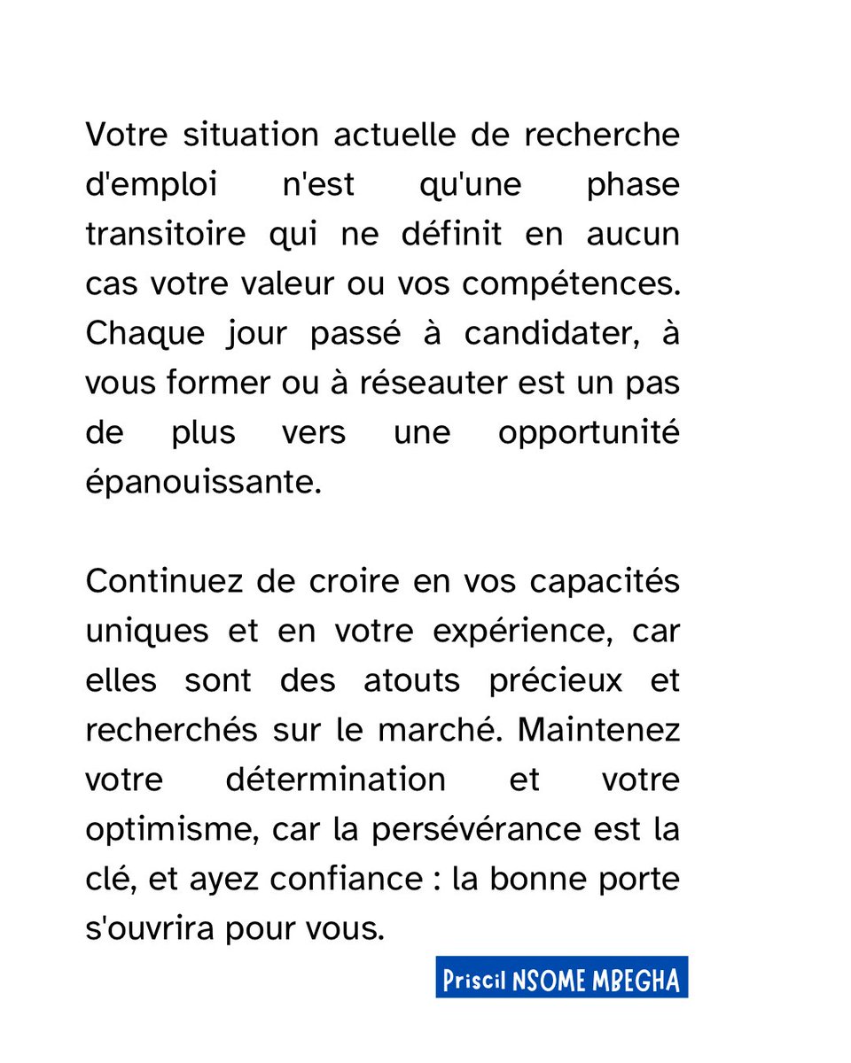 priscilNM's tweet image. Aux #Chômeurs… confiance et #confiance encore…