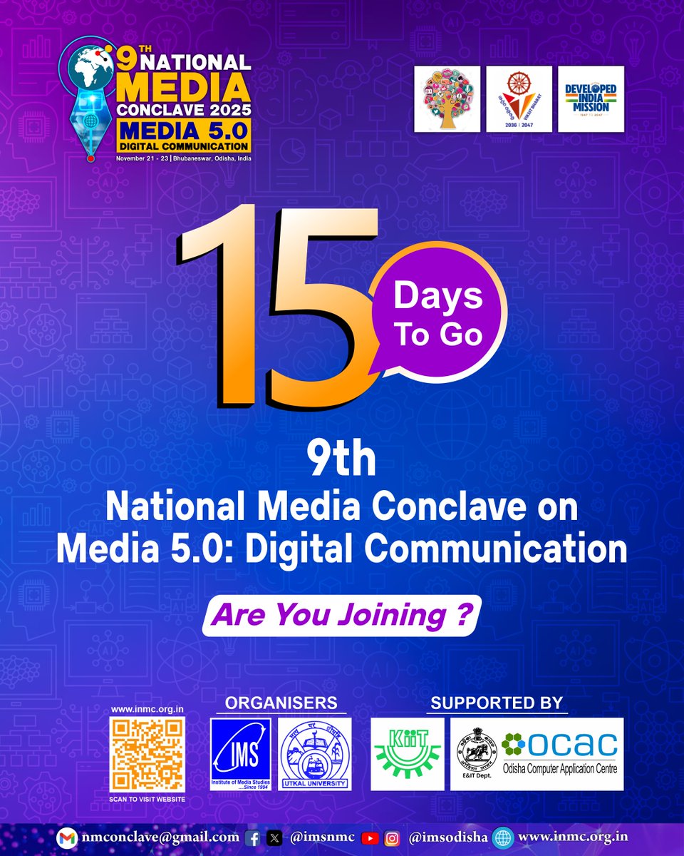National Media Conclave (NMC) tweet media