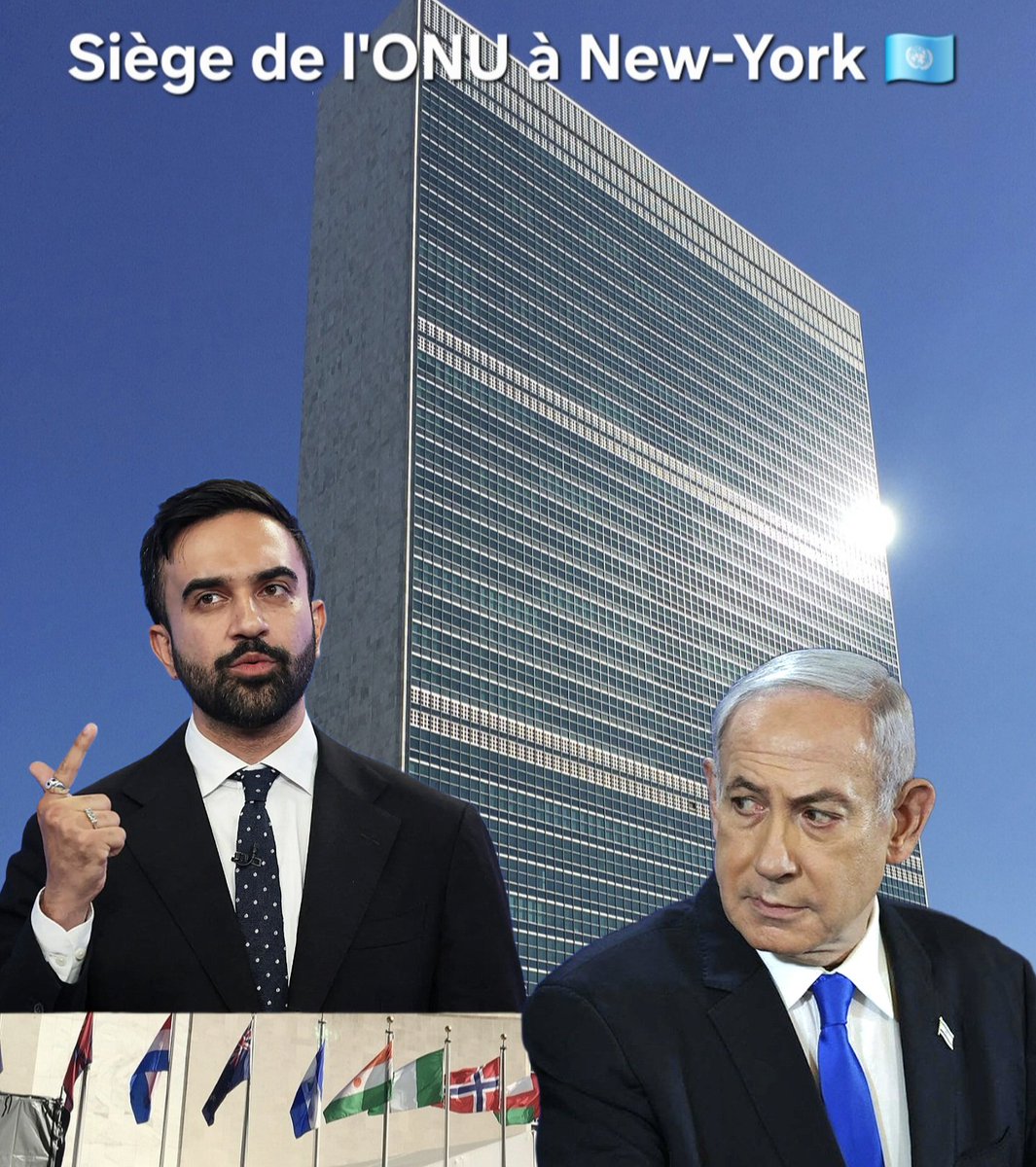 🇺🇳 LE MAIRE DE NEW-YORK POURRAIT-IL
FAIRE ARRÊTER NETANYAHOU ?
Le tweet que j'ai publié hier, dans lequel je ne faisais que relayer la déclaration de Mamdani annonçant qu'il ferait arrêter Netanyahou si celui-ci était de passage à New-York, m'a valu une avalanche de réactions,