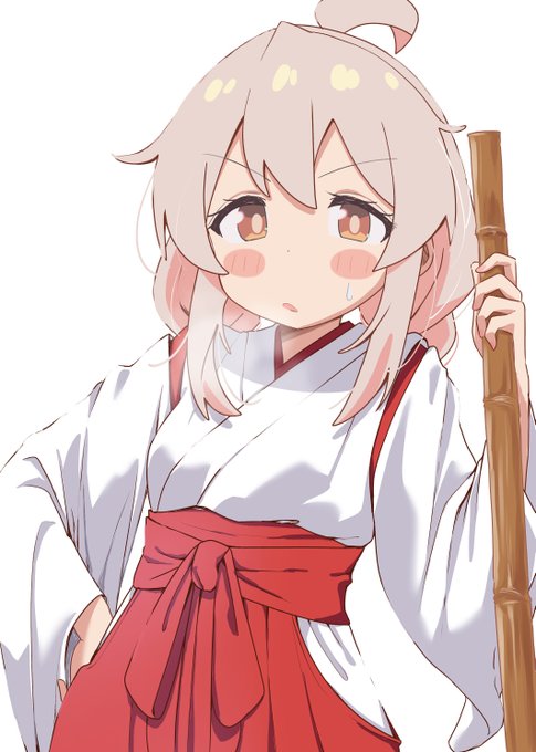 巫女さんバイト緒山まひろ 再掲なう 