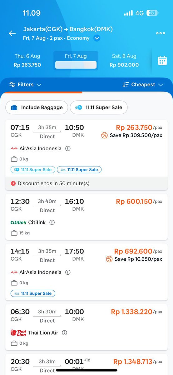 _doraredre's tweet image. Masih gak percaya dapet TIKET PESAWAT PP CUMA 300 RIBU 😭✈️✨

BENERAN GONG BANGET ke Singapore, Bangkok, Malay start 300ribu ✈️

buat yang gapercayaan gausah dibuka trv.lk/11.11supersale… karena pasti shock saking gede diskonnya @traveloka 😱