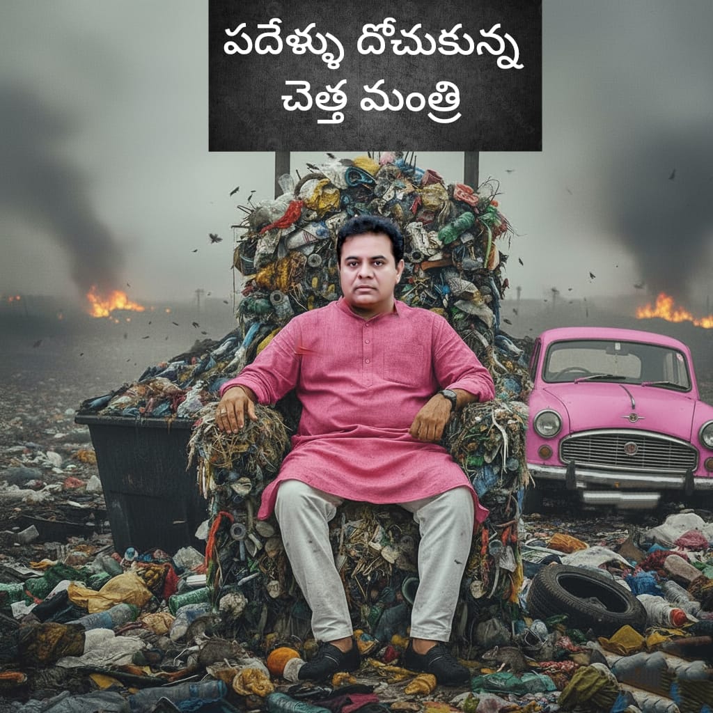 TPCCali's tweet image. పదేళ్లు దోచుకున్న చెత్త మంత్రి ఇప్పుడు ట్విట్టర్ టిల్లుగా మారిపోయాడు 😏

ప్రజల సమస్యలు పక్కనపెట్టి సోషల్ మీడియాలో షోలు!
జూబ్లీహిల్స్ ప్రజలు నీకు సరైన సమాధానం చెప్పబోతున్నారు ✋

#JubileeHillsWithCongress
#VoteForNaveenYadav
#KTRExposed
#JubileeHillsWithCongress