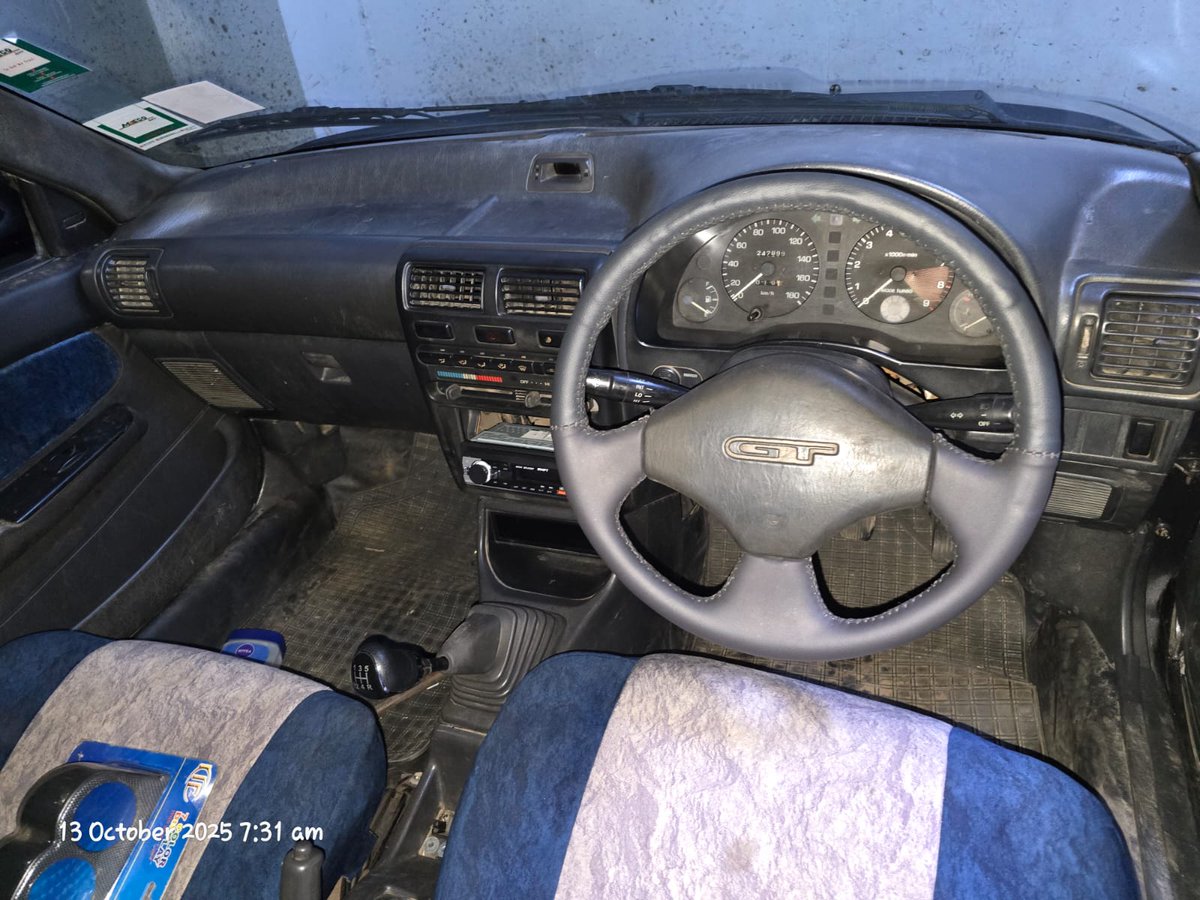 Starlet_Cartel's tweet image. Toyota Starlet Ep82 GT 1990
4efte 1300 cc engine
Ct9 turbo 
5 speed manual gearbox
Sunroof
UPholstered seats
OEM Strut bar
Hks exhaust 
Call 0722956999
Price 430,000Ksh