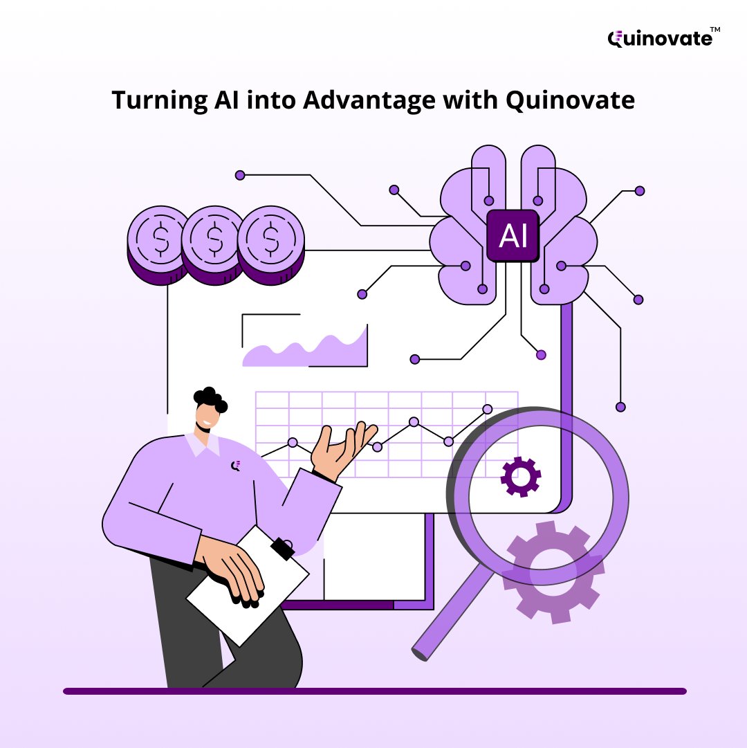 Turning AI into Advantage with Quinovate
AI readiness isn’t just about adopting technology — it’s about connecting the final dots between data and decision-making.
Quinovate empowers firms become truly AI-ready 

#Quinovate #AIinWealth #DigitalTransformation  #WealthManagement