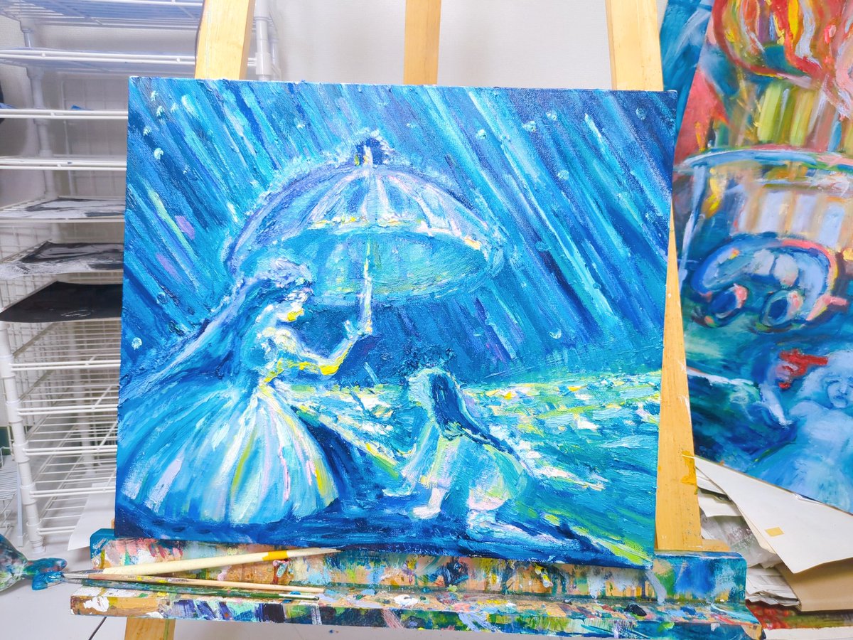 絵画油絵 あおいうに 本人確認済み