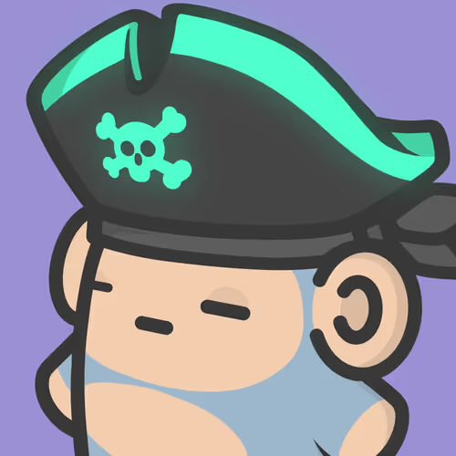 A few days ago I revealed this <a href="/balloonsonape/">Balloons🎈</a> Pirate

Pirates remind me of <a href="/Carter1214/">Carter1214.eth</a> &amp; a very fun space in late 2022 with the Sappy Seals + Pirate Nation

Carter was the voice of the Pirate who hacked the Seals &amp; sent one to the burn address 😱

Web3 lore many will remember 💕