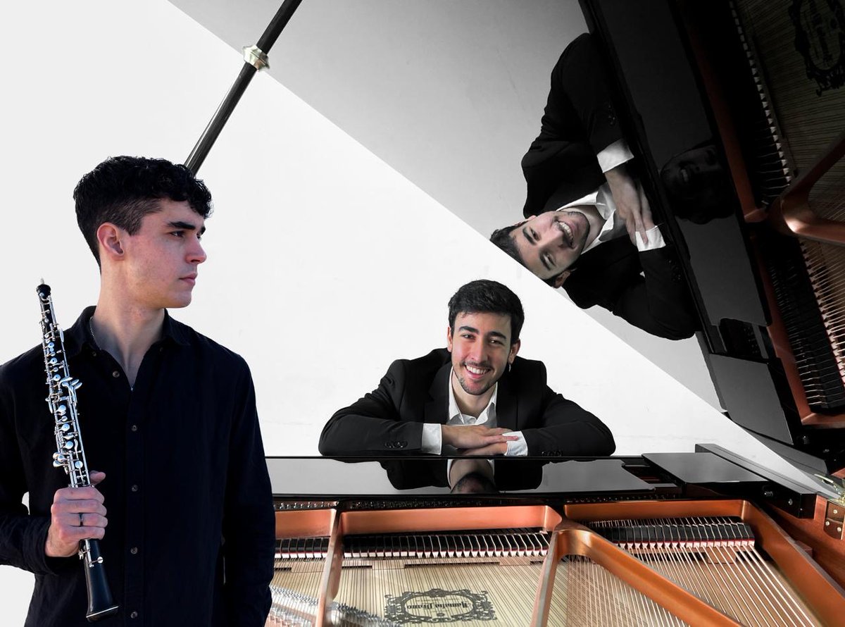 CASYC JÓVENES INTÉRPRETES. Música de cámara para oboe y piano. "Un viaje sonoro a través del siglo XIX: el oboe y el piano en diálogo". Jorge Ortiz Jaén, #oboe y David Somavilla Herrera, #piano. Esta tarde, 6 de noviembre, a las 19:30 h., en #casyc UP