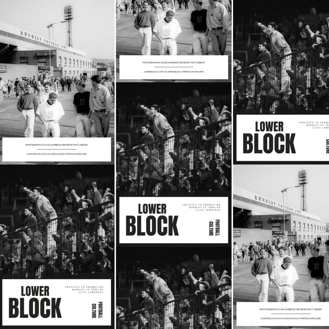 LowerBlock's tweet image. PROTESTS TO PROMOTION  - Turf Moor, late ’80s. Burnley at rock bottom - Division Four, fighting for survival. Protests in the stands, anger in the air. Then came belief. Momentum. Revival. A raw, unfiltered look at Burnley’s rebirth...

lowerblock.com/product/protes… #burnley #clarets
