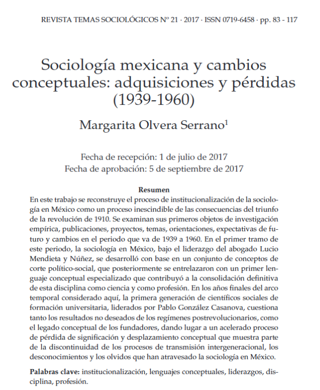 Revista Temas Sociológicos tweet media