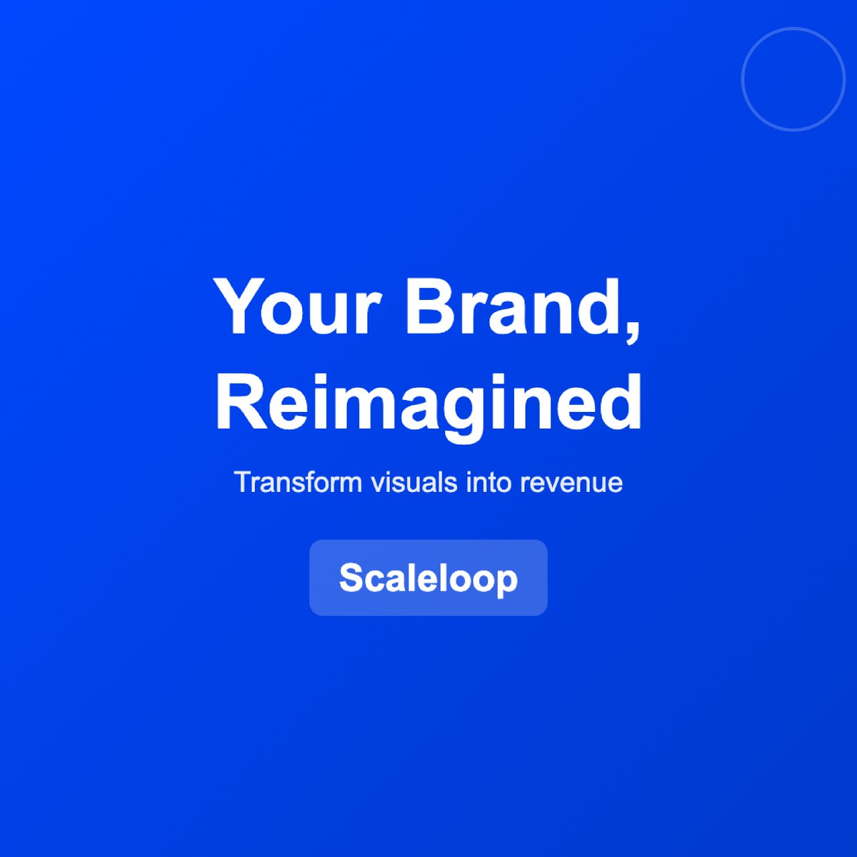 ScaleLoop's tweet image. Your brand’s first impression defines how the world sees you. At Scaleloop Design, we transform outdated visuals into modern, scalable identities that speak growth, clarity, and innovation. Visit myscaleloop.com 

#ScaleloopDesign #BrandIdentity #DesignThatScales
