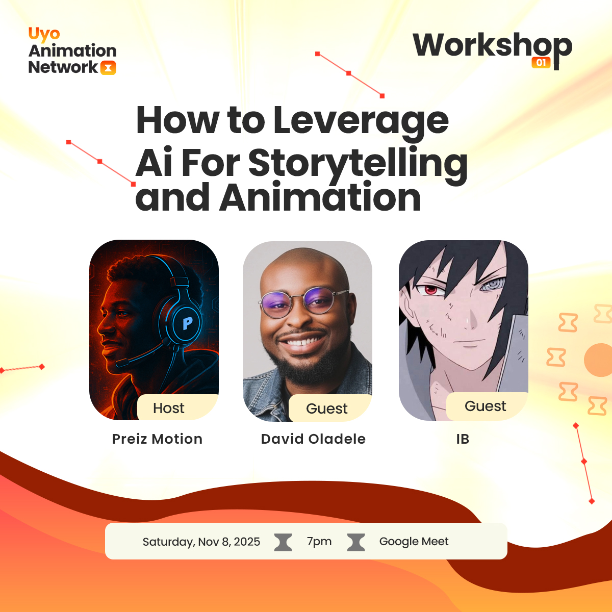 PreizMotion's tweet image. Our first workshop is live. 🥳🥳🥳

Theme: How to Leverage AI for Storytelling &amp;amp; Animation

Time: 7PM (UTC+1) (Google Meet)
Guest: @davi_codes @rolanimator 

If you create stories, animate, edit, or design, you should be in this room.

Register to join: luma.com/i76xwtea