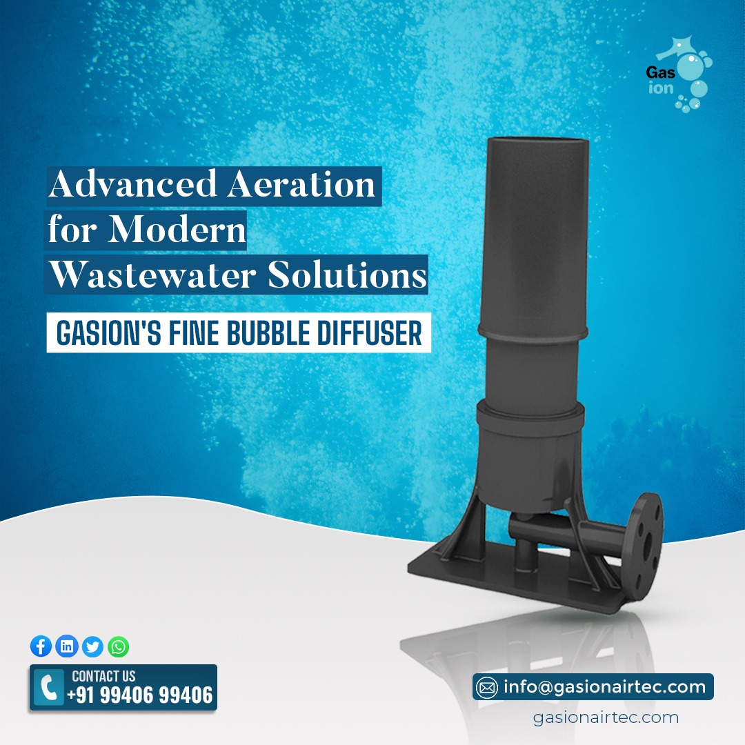 gasionairtec's tweet image. Gasion Fine Bubble Diffuser - Advanced Aeration for Modern Wastewater Solutions

Web: gasionairtec.com
Mail: info@gasionairtec.com
Contact No: 099406 99406
#turboxy #finebubblediffuser #bubblediffuser #sludgedewateringsystem #WastewaterTreatment #sewagetreatmentplant