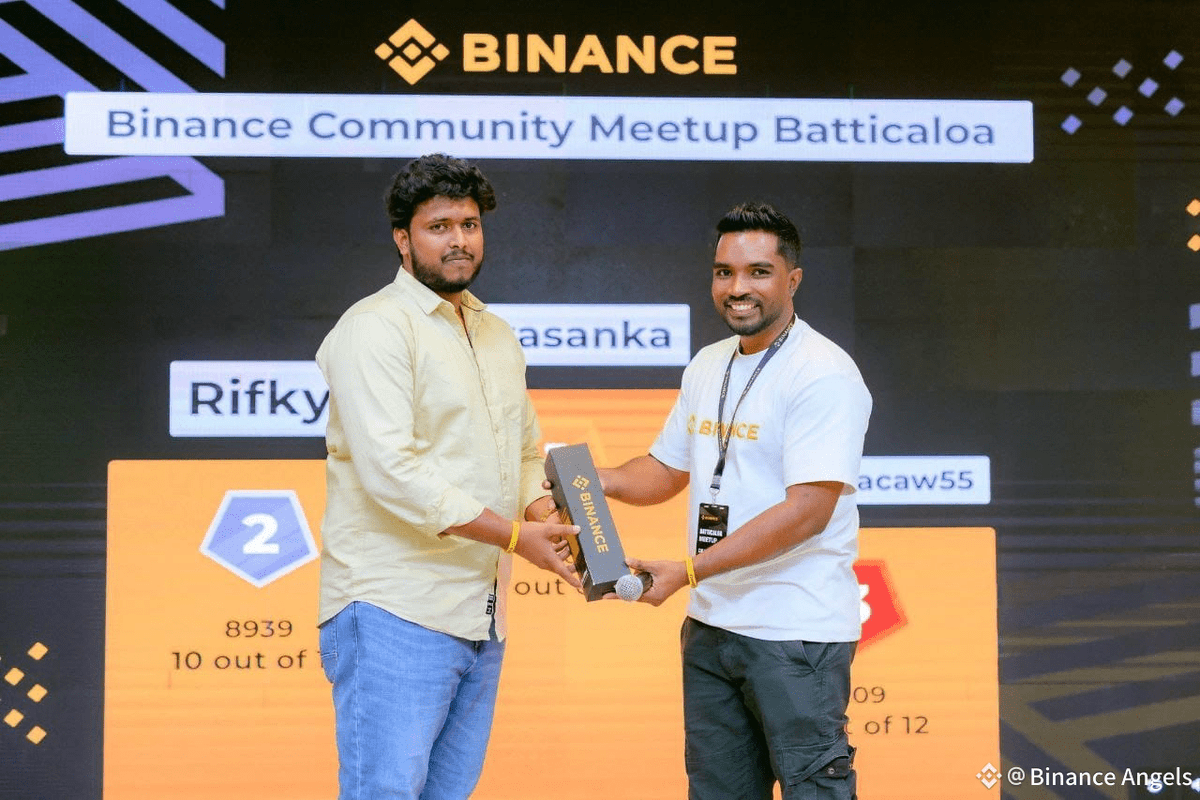 BinanceAngels's tweet photo. Batticaloa, you brought the energy!

Huge thanks to @dilipishara1990 and our incredible Angels Aman & Naleer for making it happen!