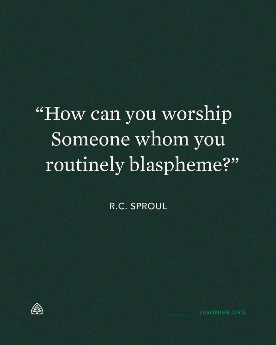 “How can you worship Someone whom you routinely blaspheme?” —<a href="/RCSproul/">R.C. Sproul</a> 

From ‘The Prayer of the Lord’