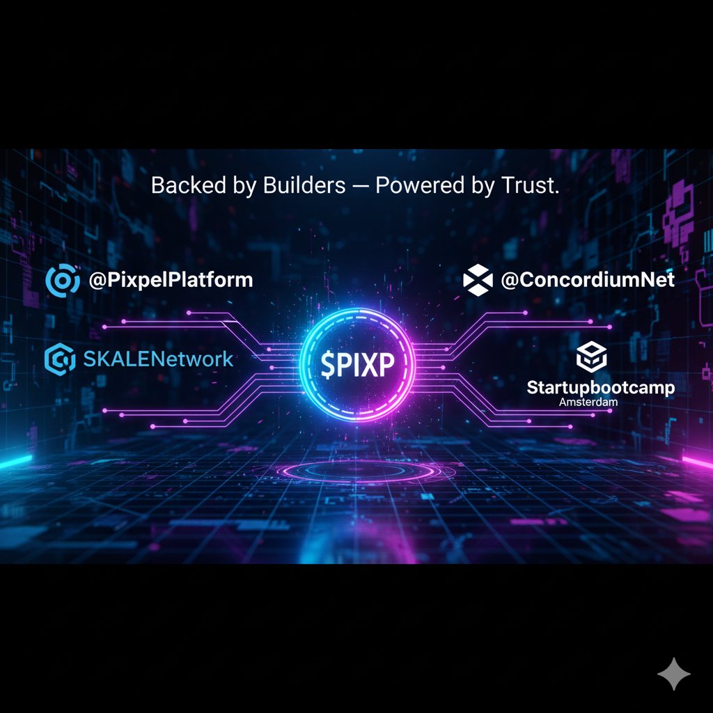 MHanwar10's tweet image. 1/3
Every strong project stands on strong foundations — and @PixpelPlatform didn’t build alone. 💪
They’re backed by real partners who bring tech, trust, and credibility — not just hype.
That’s what separates Pixpel from the usual “launch-and-vanish” Web3 plays.