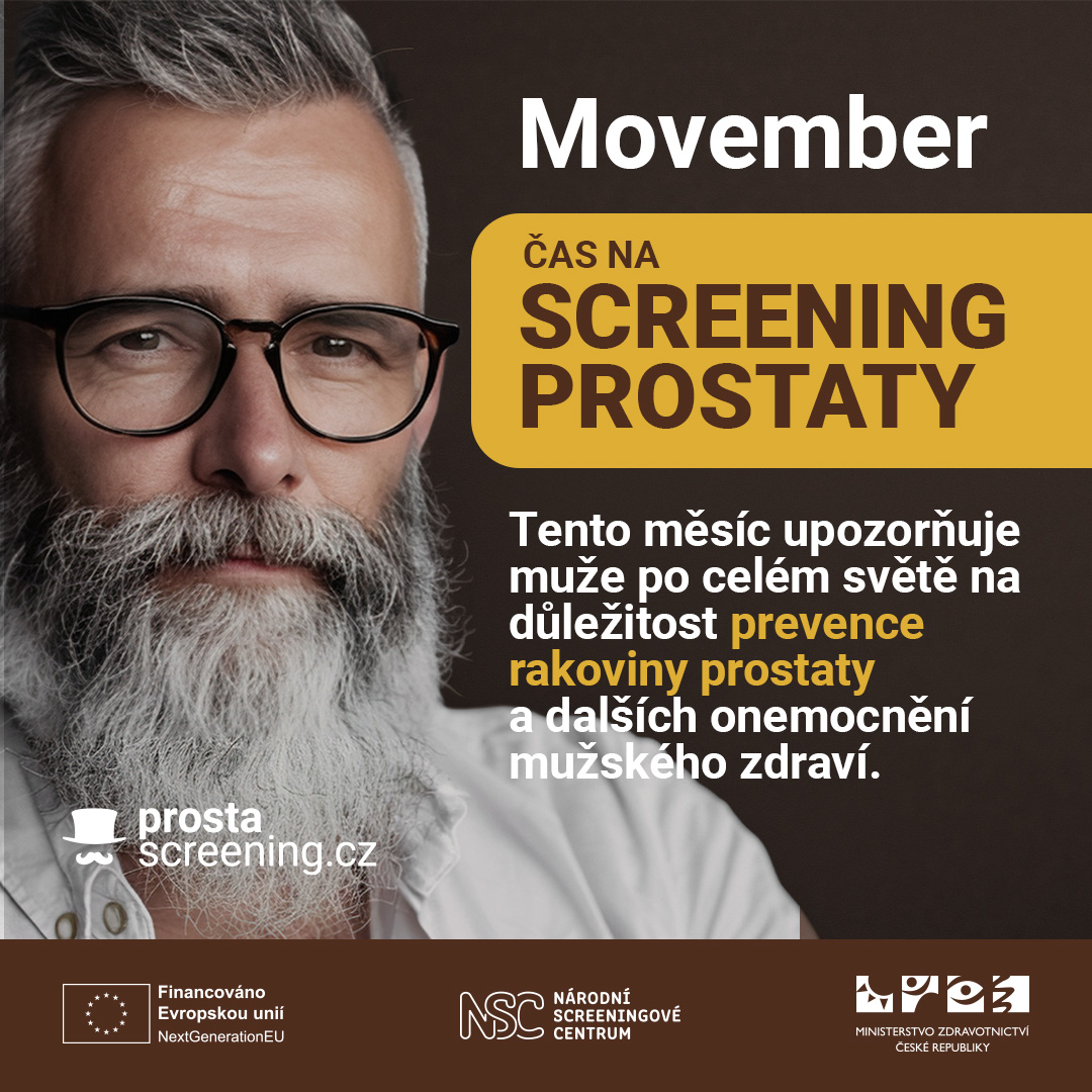 ZdravkoOnline's tweet image. Listopad je Movember. Měsíc, kdy nejen muži mluví o svém zdraví, a také ideální čas nechat si v rámci prevence vyšetřit krev pro stanovení hladiny prostatického specifického antigenu (PSA).👍

Rakovina prostaty je totiž nejčastějším zhoubným nádorem u mužů v České republice.…