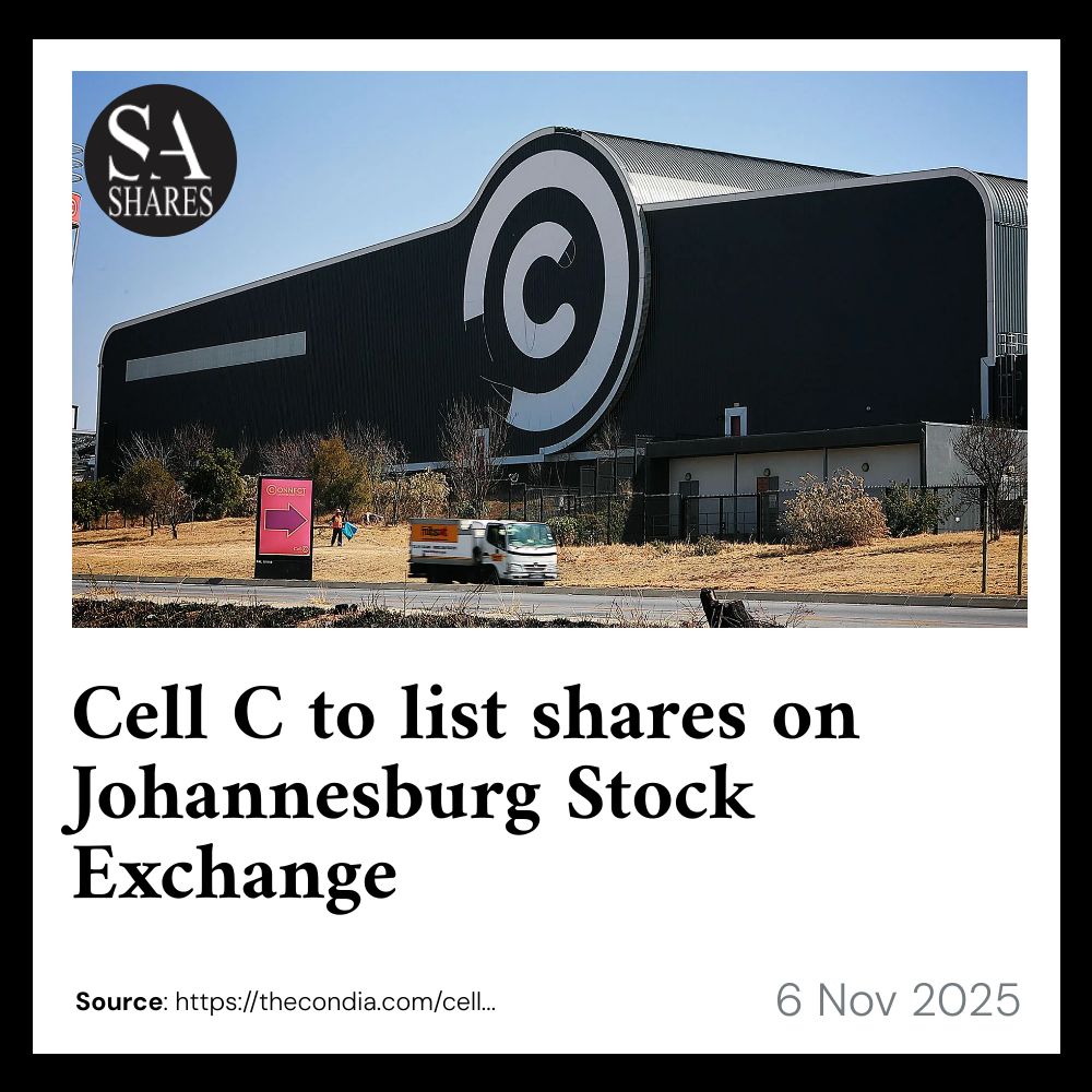 SA_Shares's tweet image. #CellC #JSEListing #TelecomNews

Learn more how you can profit from trading breaking news - sashares.co.za