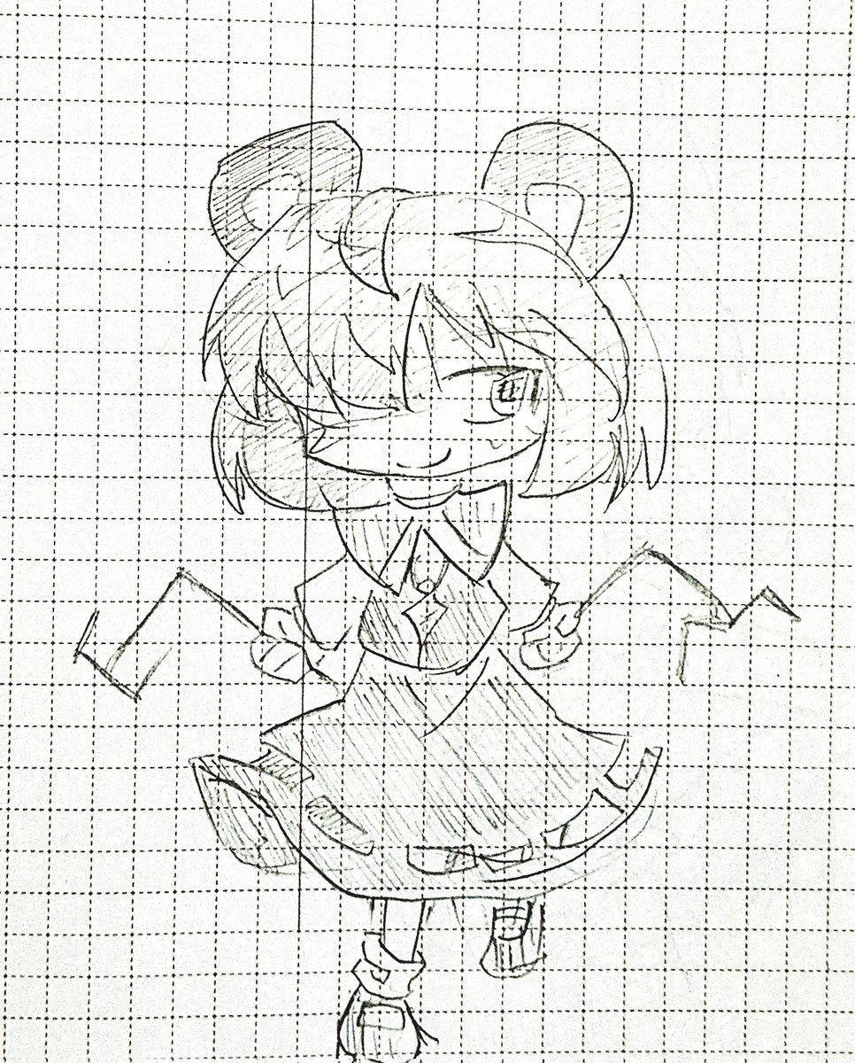 #東方Project  #ナズーリン 
片目隠れーリン