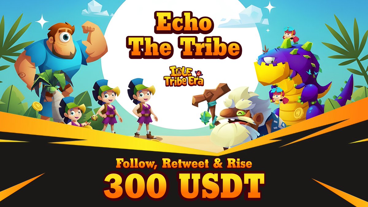 _IdleTribeEra's tweet image. The Tribe calls. Will you answer? 🔥
Follow, retweet &amp;amp; rise with Idle Tribe Era for your share of 300 USDT!
👉 Join now on #TaskOn and let your echo be heard.

#IdleTribeEra #Toobit #EchoTheTribe