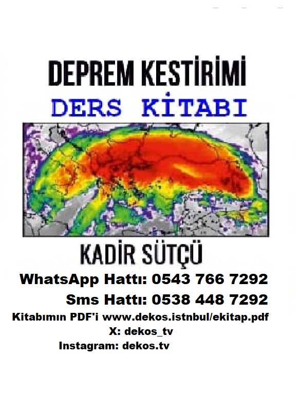 dekos_tv's tweet photo. Dünyada Görsel İşitsel Yazılı Ve Sosyal Medyada 
Hava Durumu Sunumu Depremlerin DEKOS ETKİSİ Dikkate Alınmadan Sunulamaz.  
Sunulur İse Depremlerin Bilinmesinin Üstü Örtülür. 
Saygı Ve Sevgilerimle. 
SMS İçin: 0538 448 7292 
WhatsApp: 0543 766 7292 https://t.co/bGUoCwXpxz