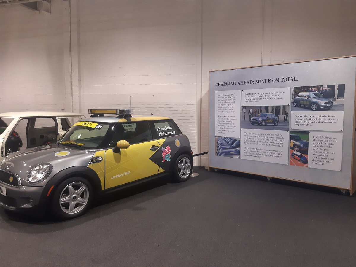 Helping on today's DT trip to <a href="/BMW_UK/">BMW UK</a> #Mini. Its really cool 😎  from the humble beginnings through rallying  to luxury peaks.