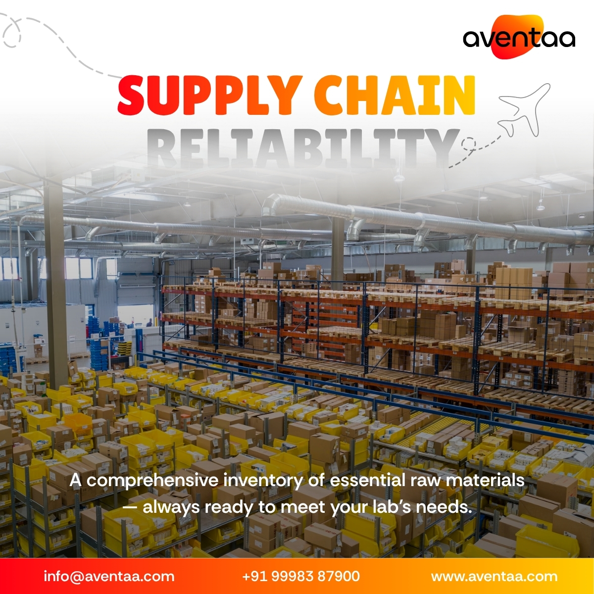 AventaaResearch's tweet image. Reliable supply. Global reach. 🌍

Aventaa ensures your lab always has the essential raw materials it needs — when it needs them.

🔗 aventaa.com | ✉️ info@aventaa.com

#Aventaa #SupplyChain #Pharma #Logistics #QualityMatters