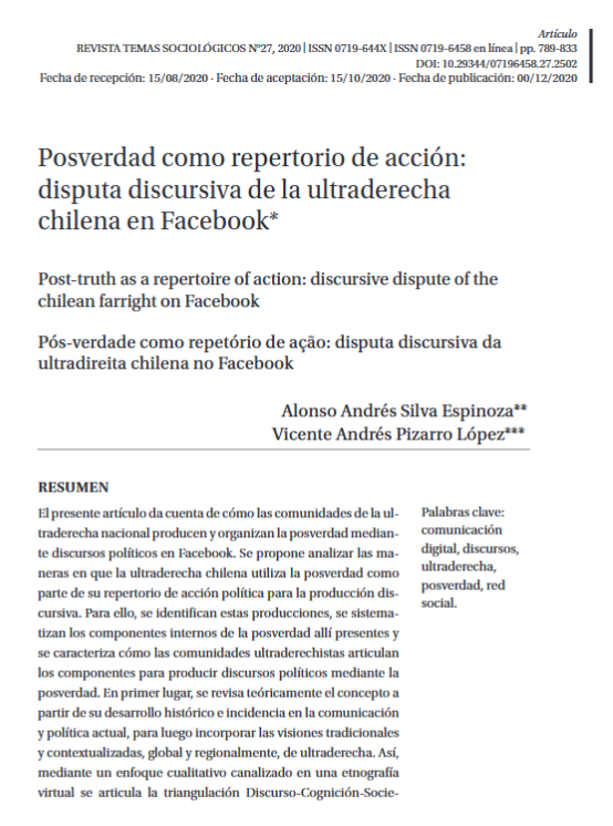 Revista Temas Sociológicos tweet media