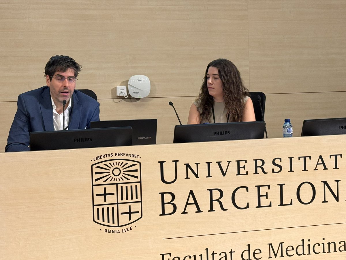 alberenguel's tweet image. Enhorabuena @DOCTORASANZM @pablotoledofr y @josalar13 por un nuevo éxito de grupo de trabajo @Ergoespiro_SEC de la @secardiologia y su séptima reunión #ErgoBarcelona2025. Casi 250 inscritos y el Paraninfo de la @UniBarcelona en el @hospitalclinic a reventar!! Feliz de ver como el…