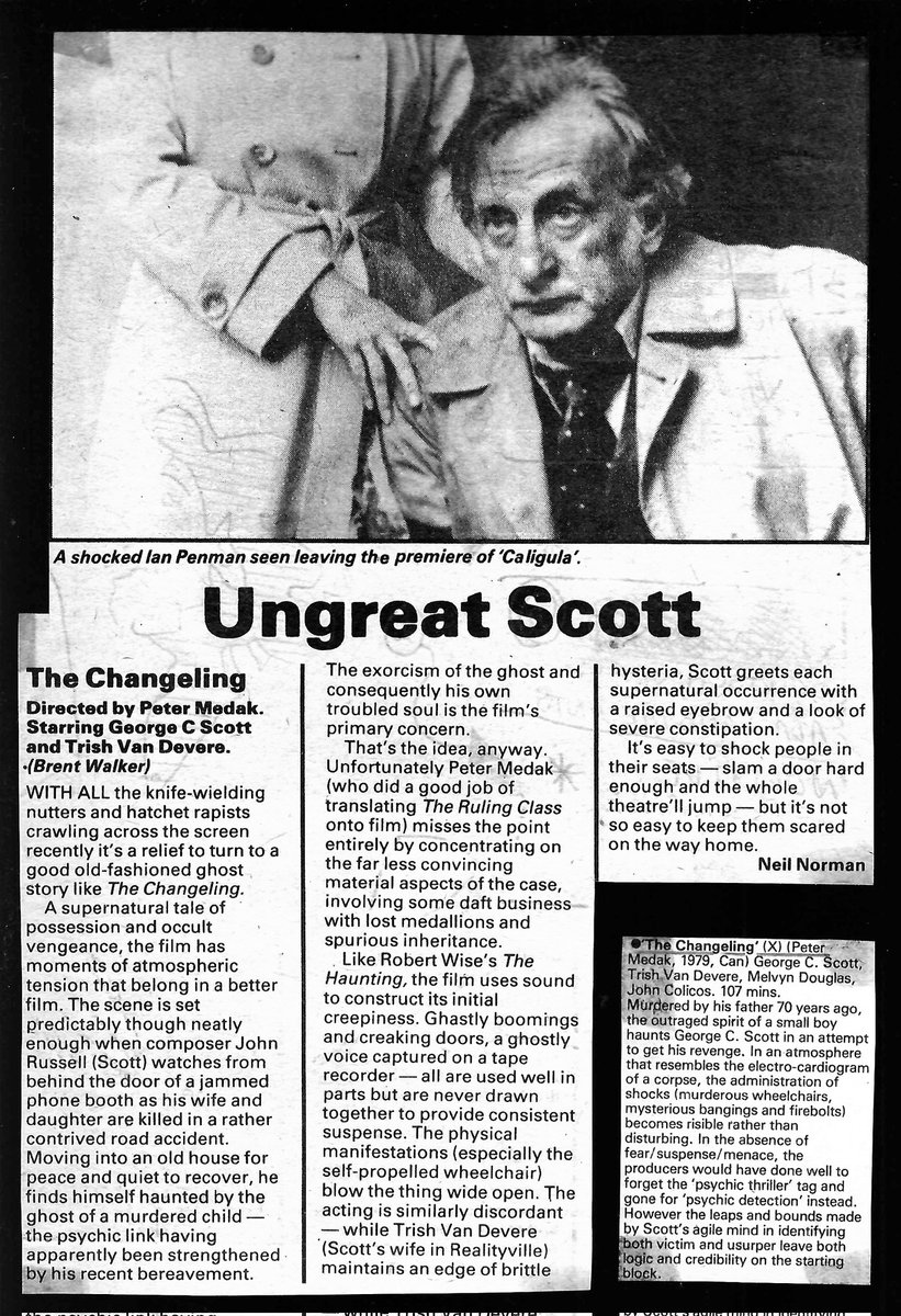 Mag1cH0ur's tweet photo. On this day November 6th, 1980, THE CHANGELING opened in London.. https://t.co/HA9CLOslnx