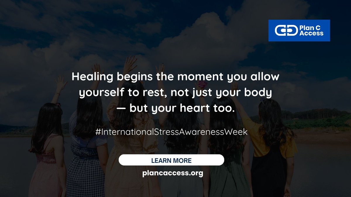 pillaccess's tweet image. It’s #InternationalStressAwarenessWeek 💚
Remember — it’s okay to pause, breathe, and seek support.🌿

#internationalstressawarenessweek #mentalhealthmatters #stressawareness #WomensHealth #selfcare #mentalhealth #AbortionCare #rest #healing #wellbeing #stressmanagement #anxiety