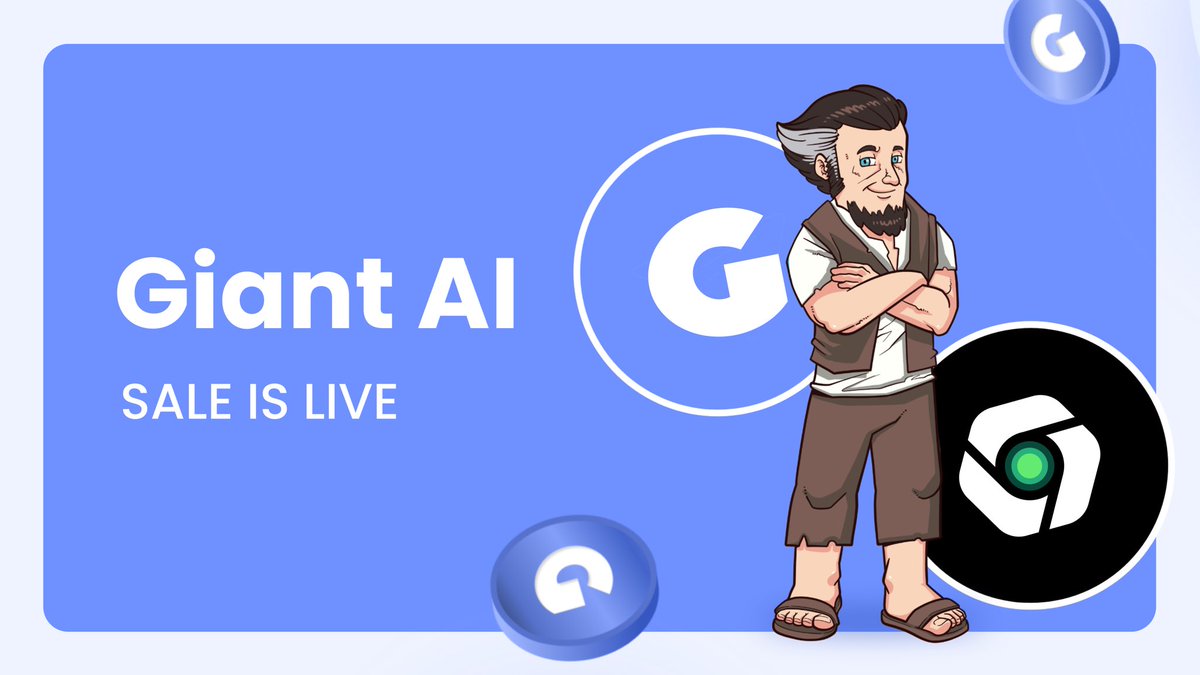 0x_amaran's tweet image. 🚀The $GIANTAI is LIVE on @CoinTerminal 

🔅No staking. No KYC. Open to everyone

Giant AI -the first sentient AI Agent on Roblox, powered by DeepSeek, bridging gaming &amp;amp; commerce across 300M+ users

💰$5M FDV | 50% TGE Unlock | Tier 1 Partners

👉Join now: cointerminal.com/project/Giant_…